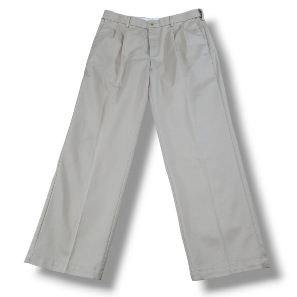 Haggar Pants Size 32 32"Wx30"L Haggar Classic Fit Pleated Expandable Waistband